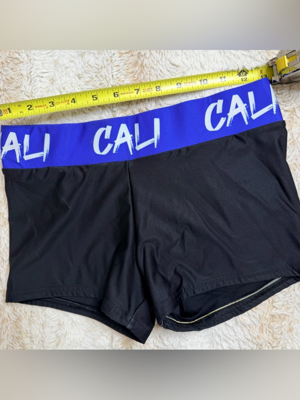 Cali All Stars Varsity Royal Blue and Black Athletic Shorts